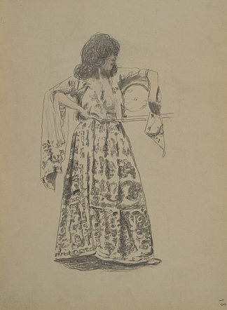 女性素描 Sketch of Women，瓦尔德格斯·苏伦尼扬茨