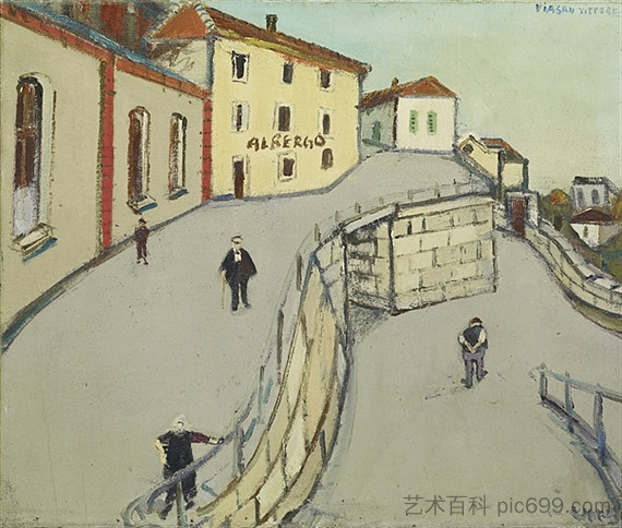 圣维托雷大街（洛迦诺） Via San Vittore (Locarno) (1950)，瓦林