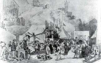 巴黎郊区的庆祝活动 Celebration in the outskirts of Paris (1864)，瓦西里佩洛夫