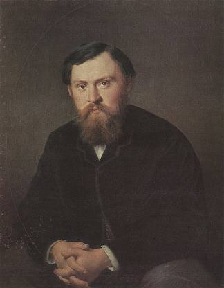 A.A.鲍里索夫的肖像 Portrait of A. A. Borisov (1869)，瓦西里佩洛夫