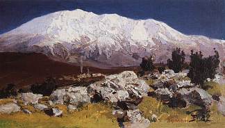 在黑门山脚下 At the foot of Mount Hermon (1882)，瓦西里波列诺夫