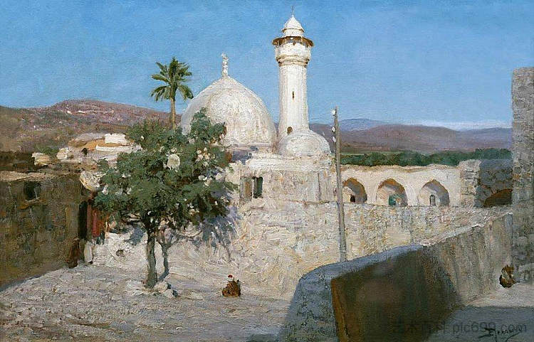 杰宁清真寺 The mosque in Jenin (1903)，瓦西里波列诺夫