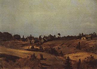 奥库洛瓦山村 Village Mount Okulova (c.1865)，瓦西里波列诺夫