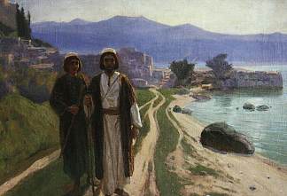 我们决定去耶路撒冷 We decided to go to Jerusalem (c.1900)，瓦西里波列诺夫
