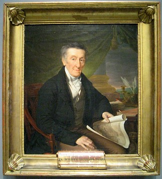 肖像 埃基莫夫·拉扎列夫·拉扎列维奇 Portrait Ekimov Lazarev Lazarevic (1822)，瓦西里·特罗平宁