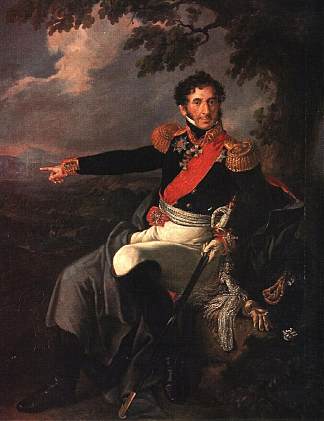 巴格拉季昂王子的肖像 Portrait of the Prince P. I. Bagration (1815)，瓦西里·特罗平宁