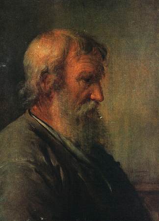 老农夫 The old man farmer (1825)，瓦西里·特罗平宁