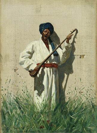 杜塔尔播放器 Dutar-player (1869 – 1870)，瓦西里·维列什查金