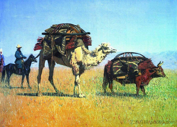 吉尔吉斯移民 Migrations Kirghiz (1869 - 1870),瓦西里·维列什查金