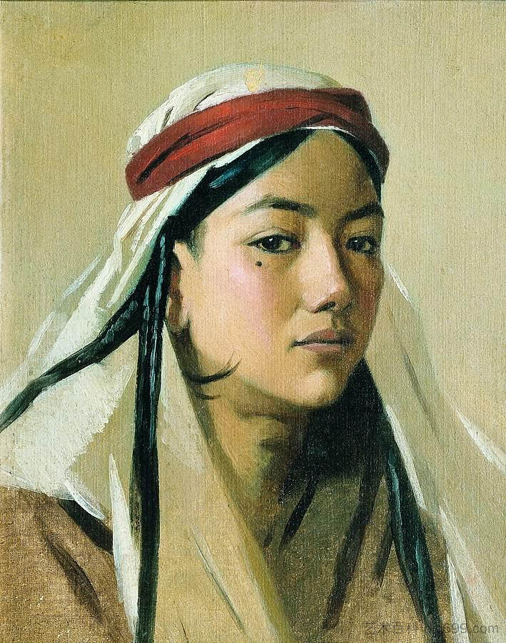 巴查的肖像 Portrait of a bacha (c.1867; Uzbekistan  )，瓦西里·维列什查金