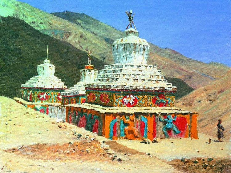 拉达克的死后古迹 Posthumous monuments in Ladakh (1875)，瓦西里·维列什查金