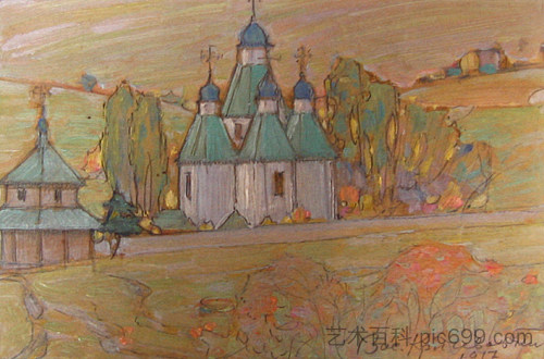 霍多罗夫教堂 Church In Khodorov (1947)，瓦西尔·克里切维斯基