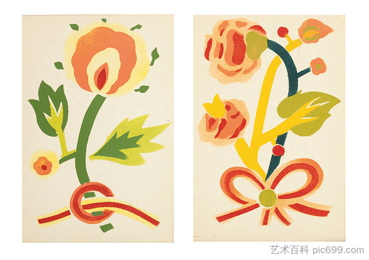 装饰画的图案 Motifs of Decorative Painting，瓦西尔耶尔洛夫