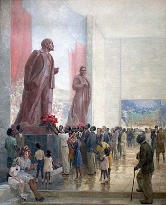 远大的期望。1939年纽约世界博览会上的苏联馆 Great Expectations. USSR pavilion on 1939 New York World’s Fair (1947)，维纳明克雷默