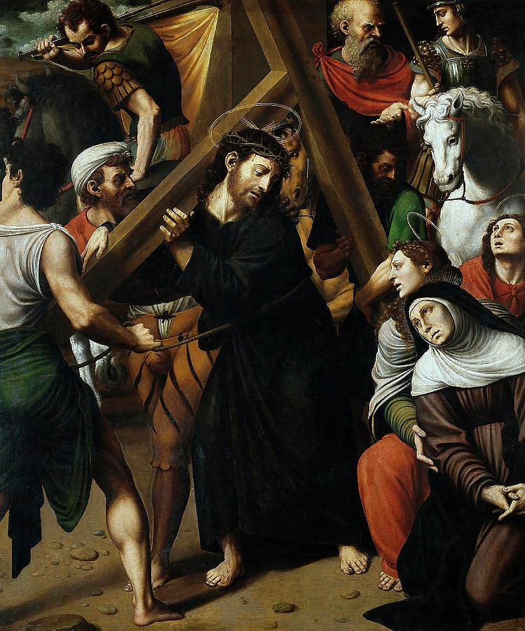 耶稣背着十字架 Jesus Carrying the Cross，维森特·胡安·马西普