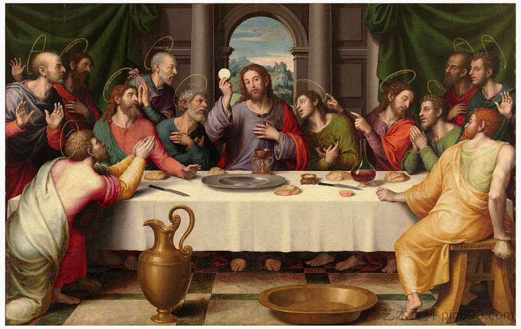 最后的晚餐 The Last Supper (1555 - 1562; Spain ),维森特·胡安·马西普