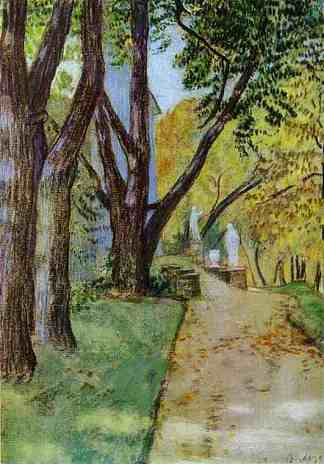 在公园散步 A Walk in the Park (1904; Podolsk,Russian Federation                     )，鲍里索夫·穆萨托夫