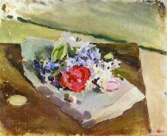 花 Flowers (1894; Saratov,Russian Federation  )，鲍里索夫·穆萨托夫