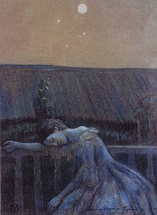 在阳台上 On a Balcony (1899; Russian Federation                     )，鲍里索夫·穆萨托夫