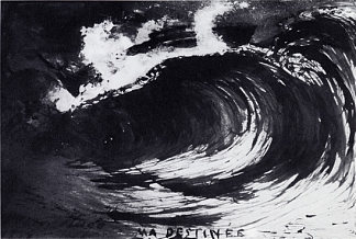 海浪还是我的命运 The Wave or My Destiny (1857)，维克多·雨果