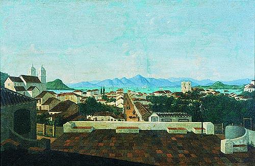 流放地的景色 Vista do Desterro (1851)，维克多梅雷尔斯