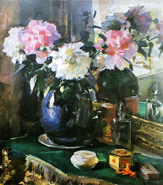 静物与镜子 Still Life with Mirror (1958)，维克多普齐尔科夫