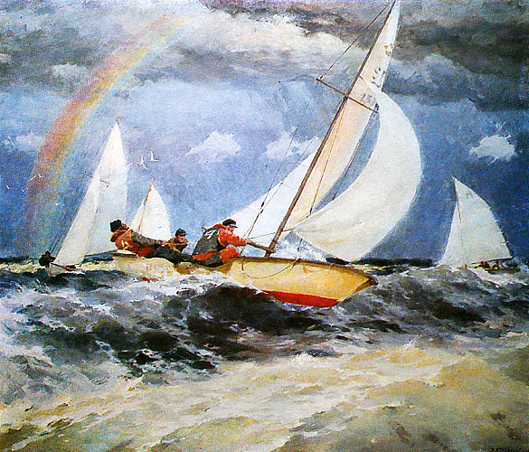 海上游艇 Yachts in the Sea (1985)，维克多普齐尔科夫