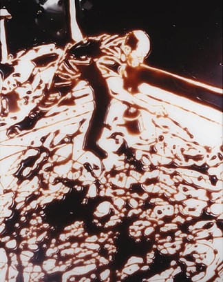 动作照片，在Hans Namuth之后（来自巧克力图片） Action Photo, After Hans Namuth (From Pictures of Chocolate) (1997)，维克·马尼斯