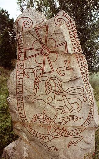 符石 Runestone (c.1100)，维京艺术