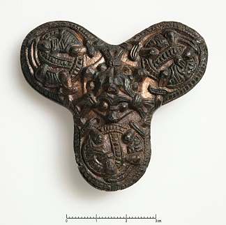 三叶草胸针 Trefoil Brooch (c.900)，维京艺术