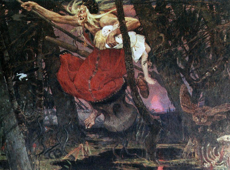 芭芭雅嘎 Baba Yaga (1917)，维克托·米哈伊洛维奇·瓦斯涅佐夫