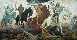 天启四骑士 Four Horsemen of Apocalypse (1887)，维克托·米哈伊洛维奇·瓦斯涅佐夫