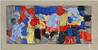 抽象构图 Abstract Composition (1958)，维伦·巴斯基