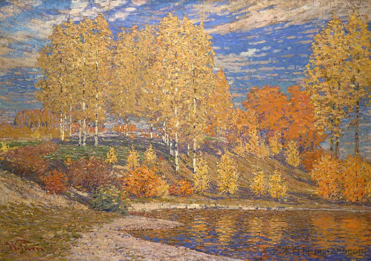 秋天的阳光 Autumn Sun (1909)，韦勒姆斯·珀维蒂斯