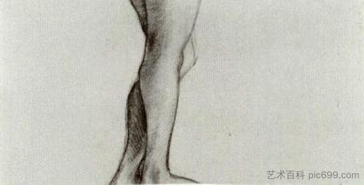 女人的腿 A Woman s Legs (1886 - 1887)，文森特·梵高