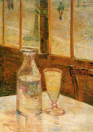 苦艾酒 Absinthe (1887; Paris,France                     )，文森特·梵高