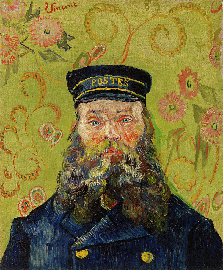 约瑟夫-艾蒂安·鲁林 Joseph-Etienne Roulin (1889; Arles,Bouches-du-Rhône,France  )，文森特·梵高