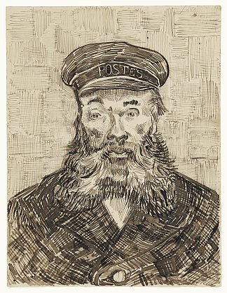 邮递员约瑟夫·鲁林的肖像 Portrait of the Postman Joseph Roulin (1888; Arles,Bouches-du-Rhône,France                     )，文森特·梵高