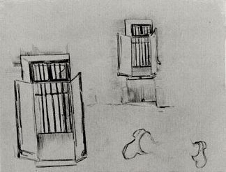 铁窗 Barred Windows (1889)，文森特·梵高