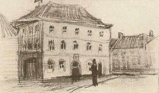 埃因霍温的建筑(称重屋) Building in Eindhoven (the Weigh-House) (1885; Nunen / Nuenen,Netherlands                     )，文森特·梵高