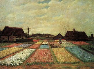 灯泡领域 Bulb Fields (1883; Haag / Den Haag / La Haye / The Hague,Netherlands                     )，文森特·梵高