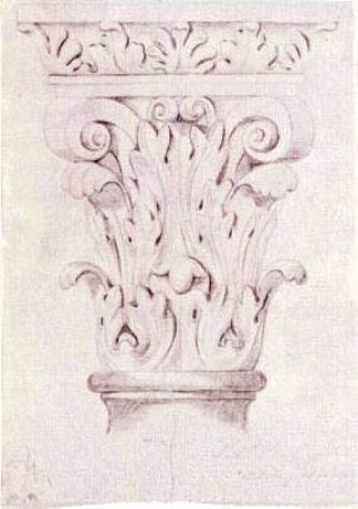 科林斯的资本 Corinthian Capital (1883; Netherlands                     )，文森特·梵高