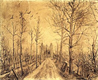 车道 Driveway (1872 – 1873)，文森特·梵高