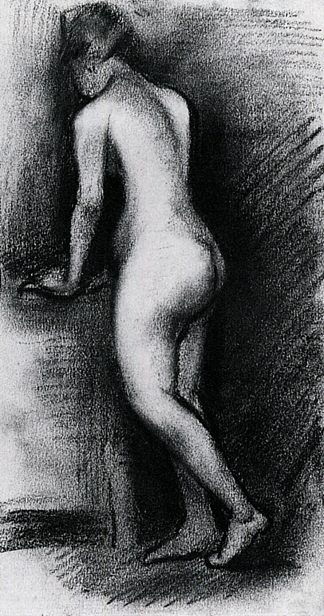 女性裸体， 站立 Female Nude, Standing (1886; Paris,France                     )，文森特·梵高