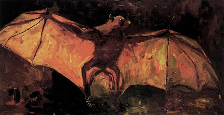 狐蝠 Flying Fox (1886; Paris,France  )，文森特·梵高