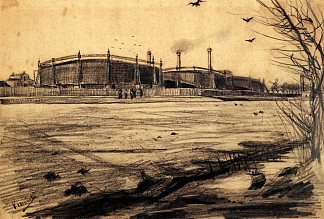 煤气厂 Gasworks (1882; Haag / Den Haag / La Haye / The Hague,Netherlands                     )，文森特·梵高