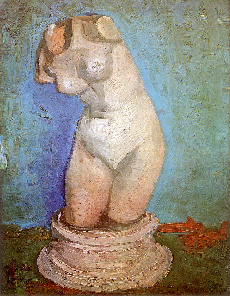 石膏躯干 Gypsum Torso (1886; Paris,France  )，文森特·梵高