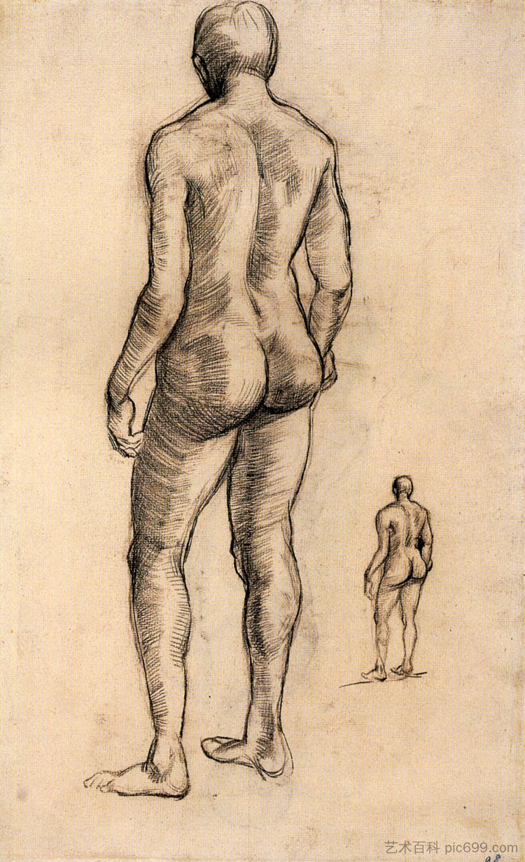 偶像 Idol (c.1886; Paris,France ),文森特·梵高