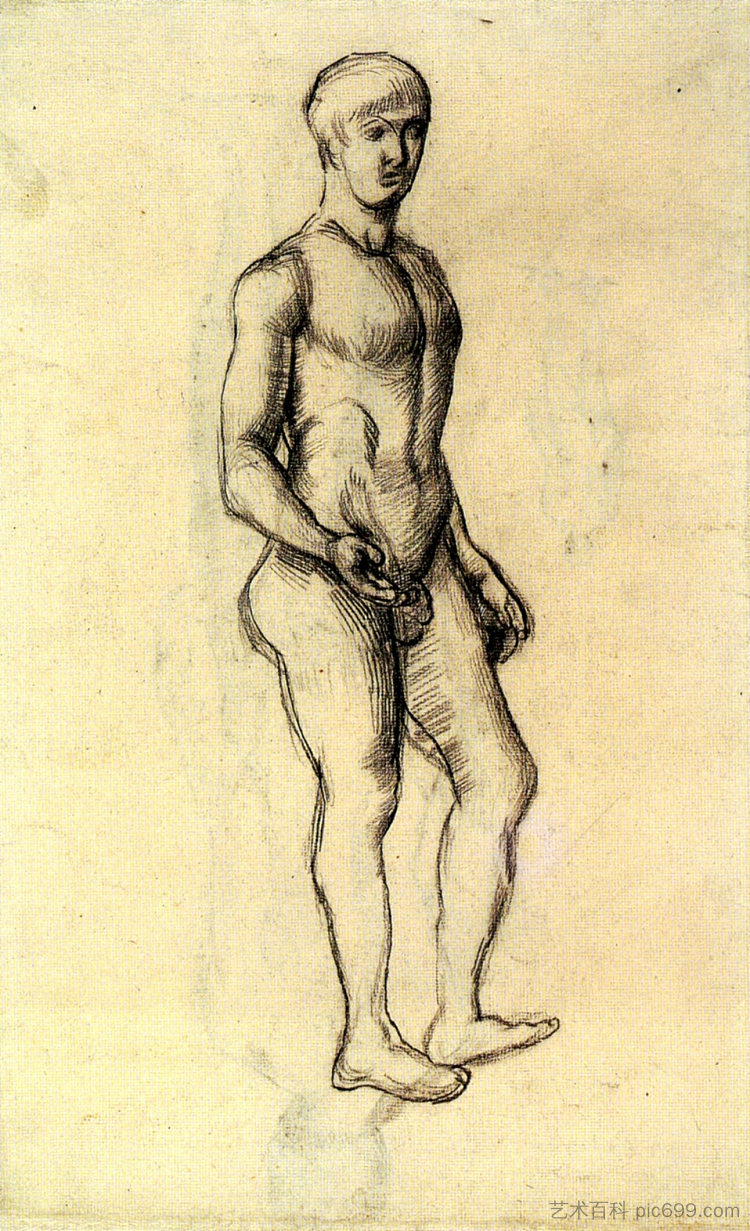 偶像 Idol (c.1886; Paris,France ),文森特·梵高