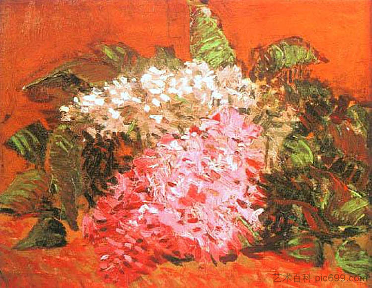 紫丁香 Lilacs (1887; Paris,France ),文森特·梵高